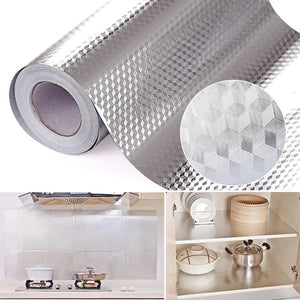 Aluminum Foil Kitchen Stickers Maison Decoration Sticker