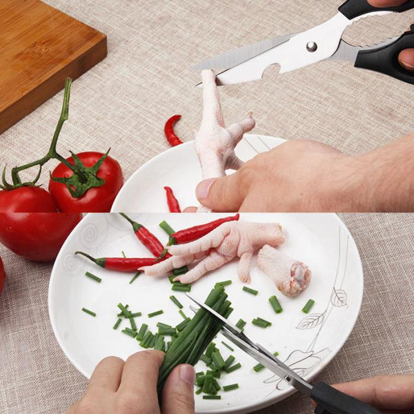 Stainless Steel Kitchen Scissors Multipurposes Shears Tool